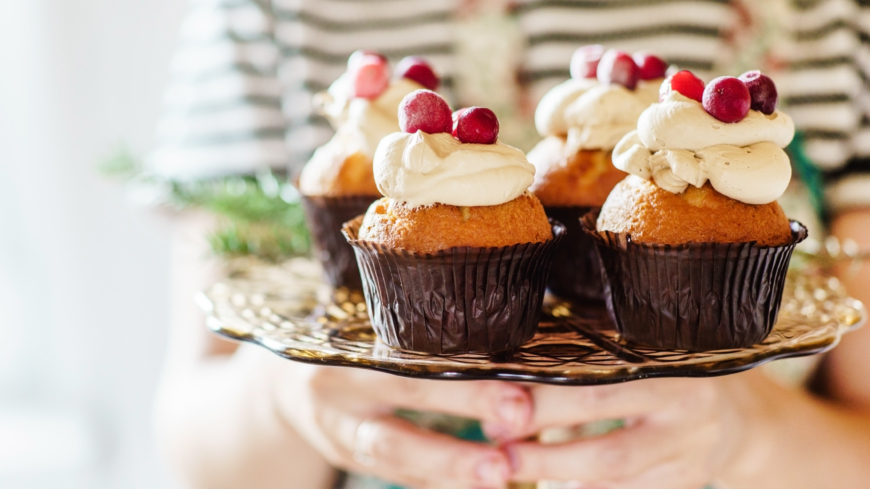 Glutenfria pepparkaksmuffins